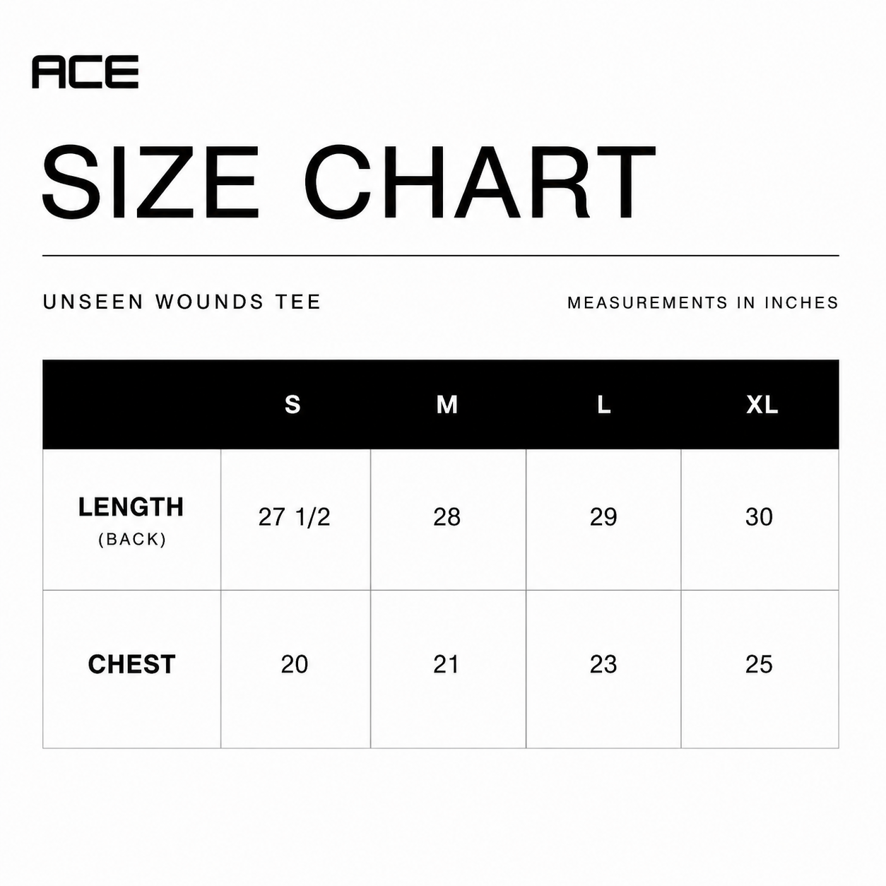 Unseen Wounds Tee